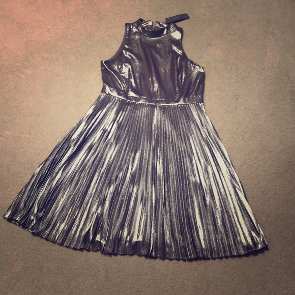 Gunmetal silver dress - Picture 1 of 8